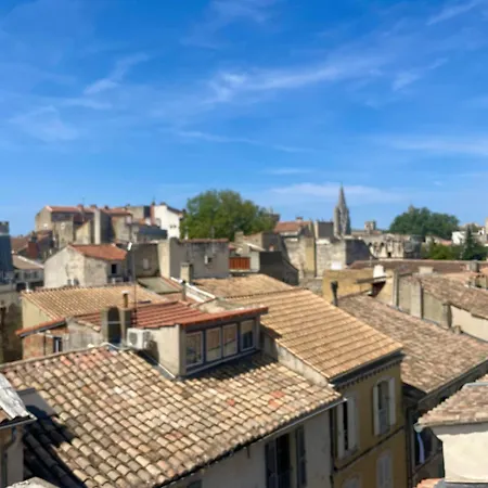 Apartment Le Toit D'avignon - Intra-muros - Terrasse Vue Palais Des Papes - Ideal Festival - Climatisation - Wifi *